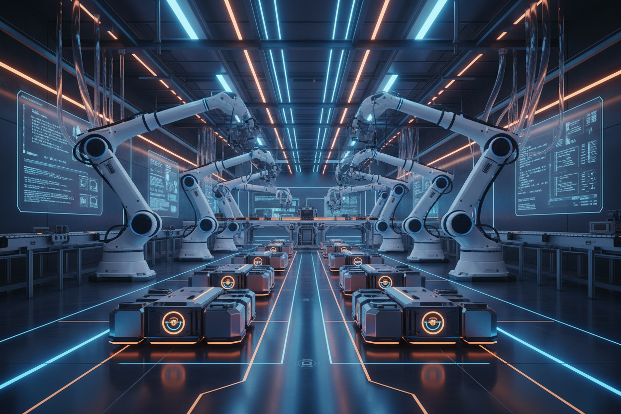 <strong> Industrial Robots & AGVsConsistent Power for Autonomous Systems</strong>